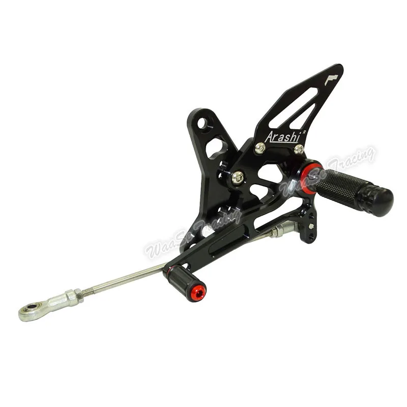 Waase гонки Rearset Сзади наборы для ухода за кожей подножки колышки для Suzuki SV650 SV 650