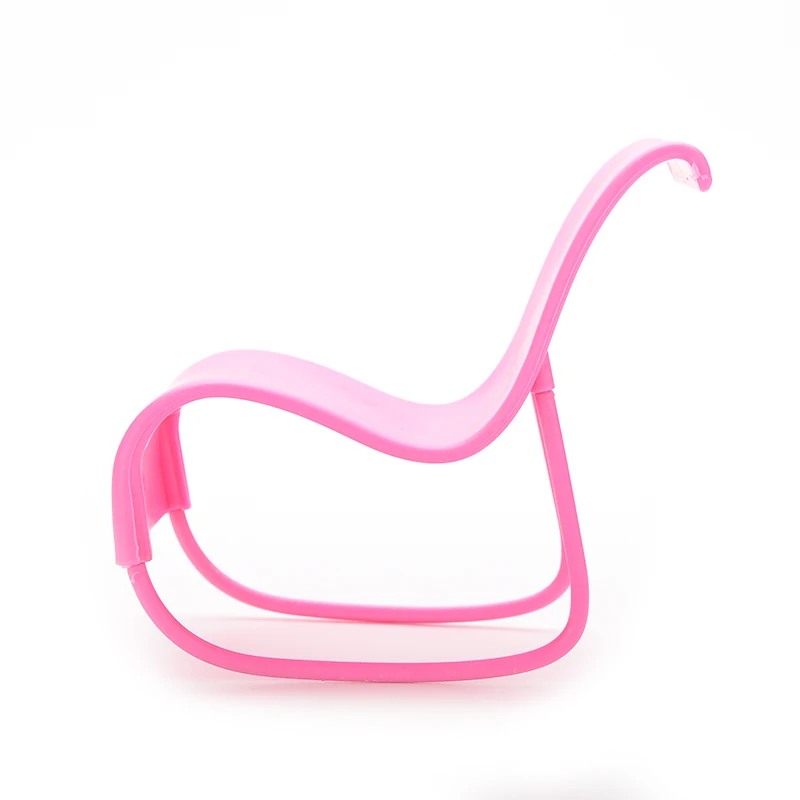 1pc Furniture Rocking Beach Chair Lounge For Doll Princess Dreamhouse Accessories Kids Gifts Rocking Chair Furniture Toys 1pc Furniture Rocking Beach Chair Lounge For Doll Princess Dreamhouse Accessories Kids Gifts Rocking Chair Furniture Toys