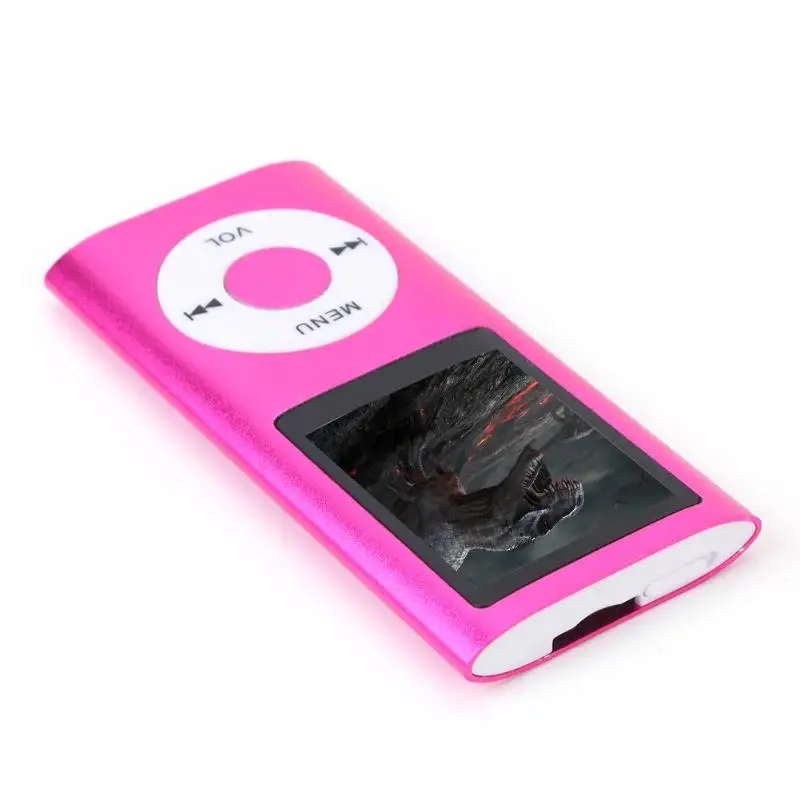 4th Gen 1.8inch MP3 MP4 Music Player Metal Case E-Book FM Radio Support 32G Card Aluminum Alloy Shell Is a Classic Style