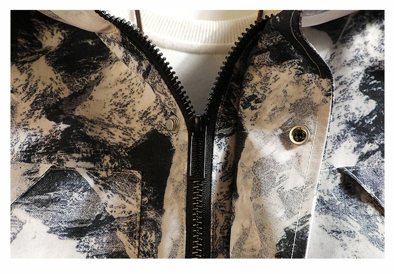 Patchwork Oversize Windbreaker Pullover Jackets Male Coats Vintage Varsity Jacket Men  (19)