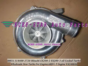 

Free Ship RHC6 114400-2710 716236-0001 Turbo For HITACHI EX200-2 EX200-3 Excavator Earth Moving Off Highway Truck 6BD1T 6BD1-T