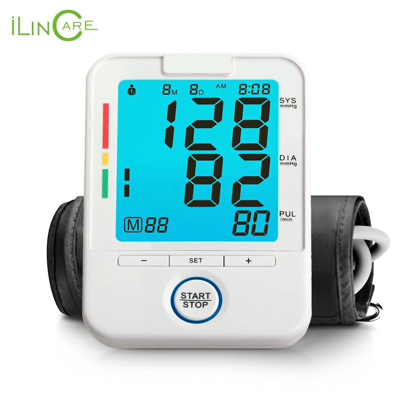 

Digital Arm Blood Pressure Monitor with 90 Memory Capacity Two User Modes Upper Blood Pressure Monitor meters sphygmomanometer