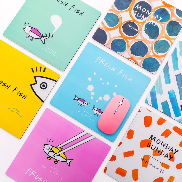 

Non-skid Cartoon Animal Cute PVC Mouse Pad Square Gaming Mousepad Locking Edge Comfort Mice Mat for Laptop PC Computer