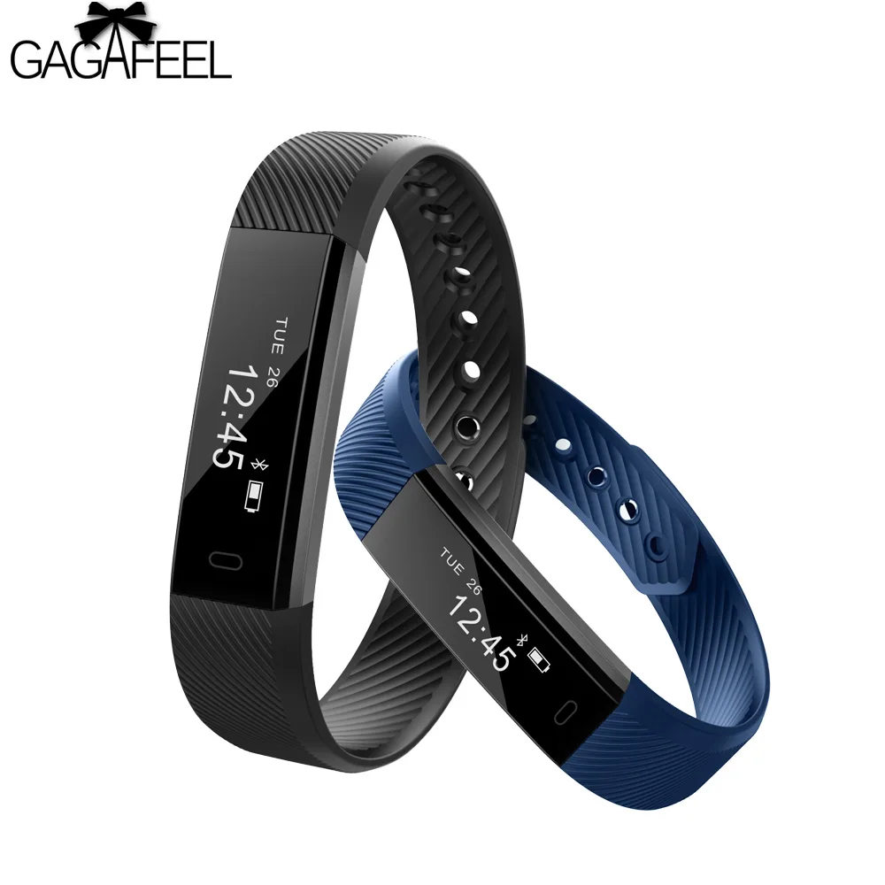 Gagafeel ID115 умный Браслет сна активности фитнес трекер Wristbnd часы с будильником и шагомером для IOS Android pk Fitbits
