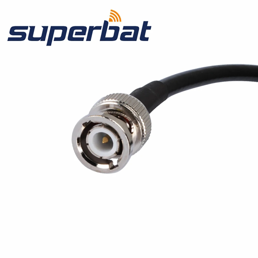 Superbat RF коаксиальный BNC штекер Беспроводной антенный кабель KSR195(LMR195) 1 м