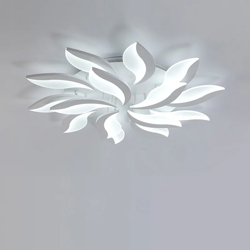  Modern LED Ceiling Lights Fixtures Living Room Hardware Acrylic Lampshade With Remote Bedroom Lamp  - 32813578434