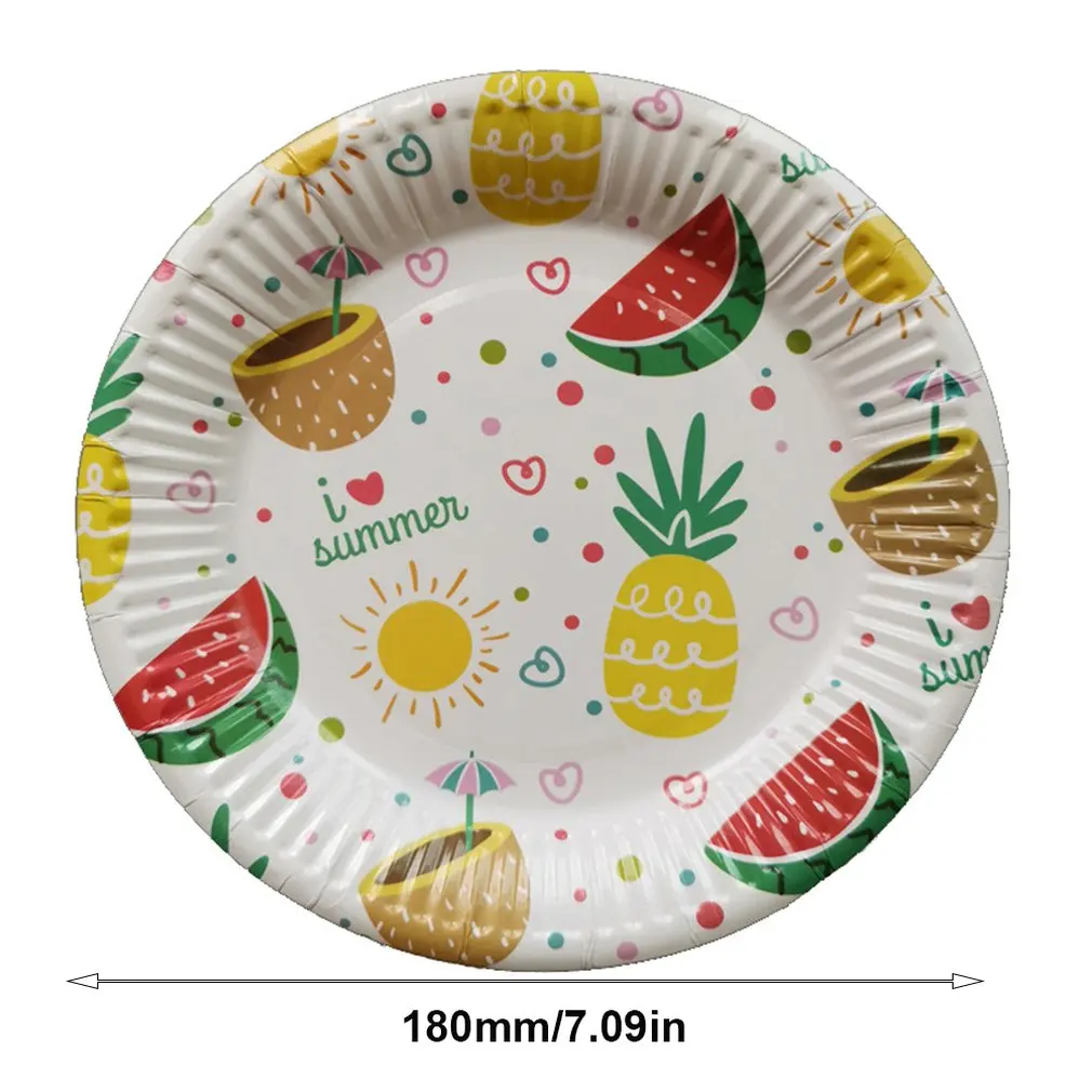 Pineapple pattern paper cake tray 10PCS/package photo props jewelry cosmetics shooting ornaments