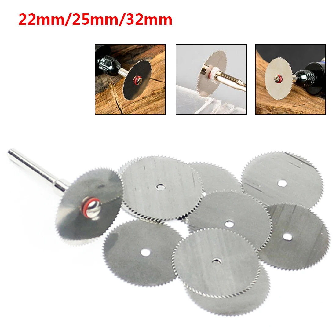 

Wood Cutting Disc Dremel Rotary Tool Blade Cutting Tool For Woodworking Tool Cut off For Dremel Accessories 22mm 25mm 32mm