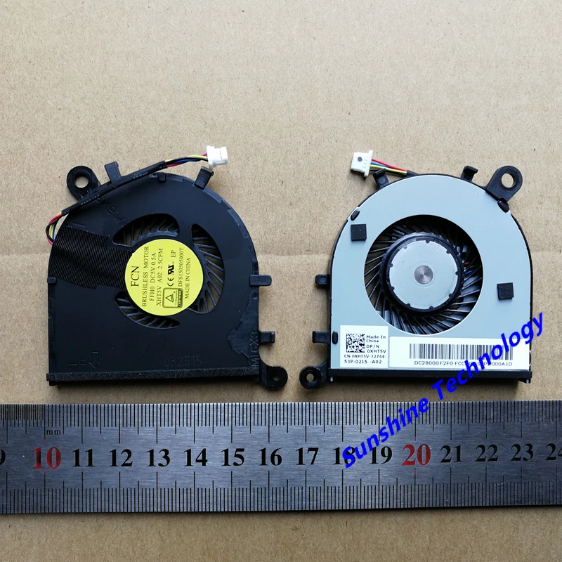 New laptop cpu cooling fan for DELL XPS 13 9343 9350 0XHT5V XHT5V