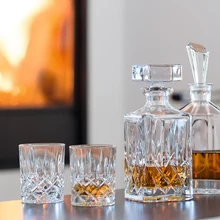 1 шт. европейские бессвинцовые Хрустальные стеклянные высококачественные классическая чашка виски стеклянные Коктейльные стеклянные пивные кружки вечерние принадлежности Посуда для напитков