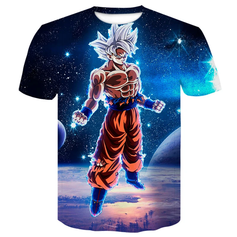 

Dragon Ball Z T Shirt Men Summer 2019 New super son goku Anime Fit Cosplay 3D T-Shirts dragon ball z tee shirt Male Tshirt Homme