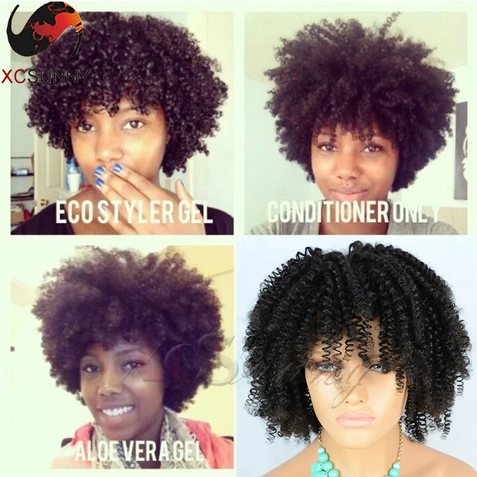 

Factory Real Figure Natural Hair Brazilian Lace Front Wigs Short Afro Kinky Curly Wig Full Lace Human Hair Wigs For Black Women