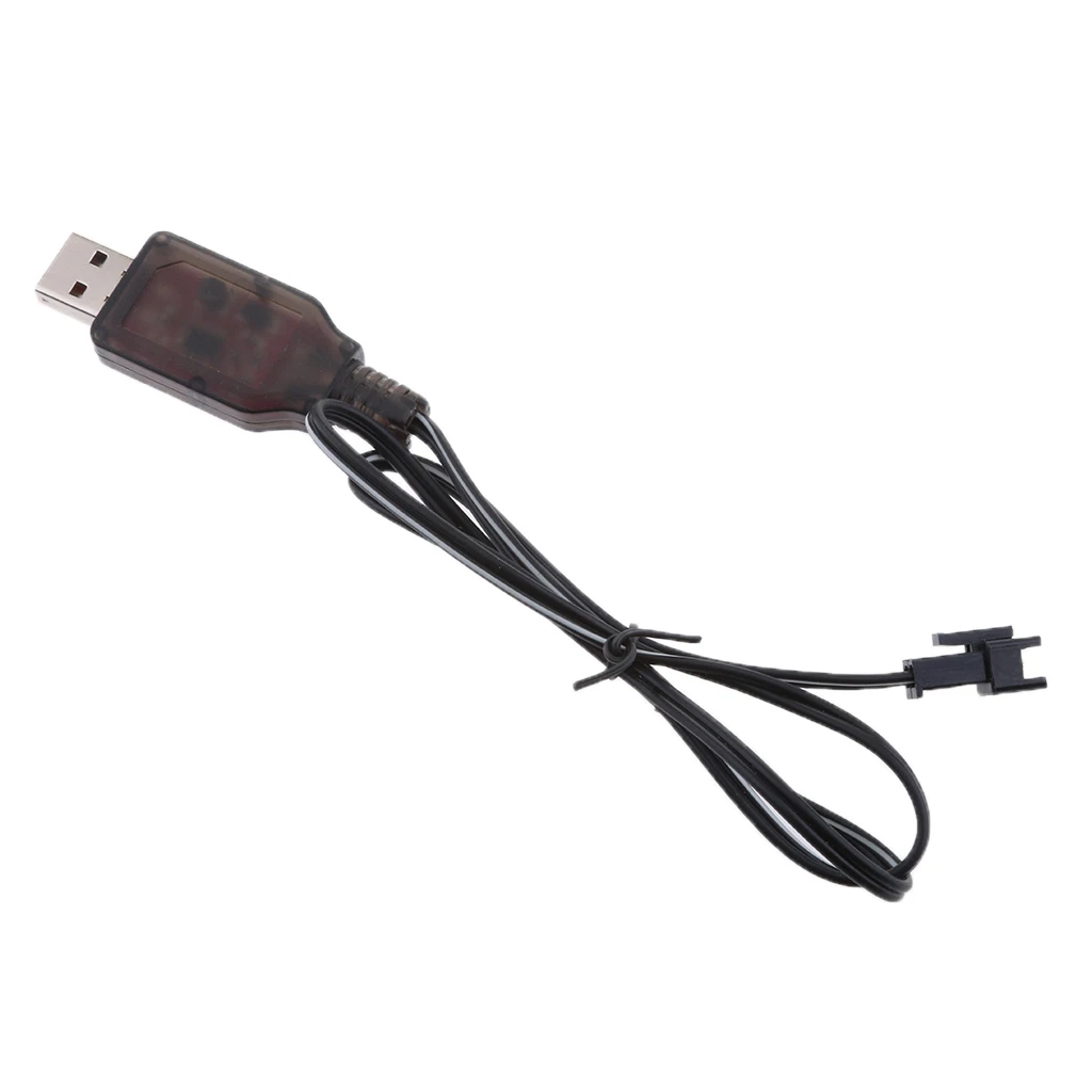 7.2V USB to SM 2P Female Plug NI-MH/NI-Cd Batteries Charge Cables Cord for RC Cars Drone UAV Quadcopter Battery Charging Cable