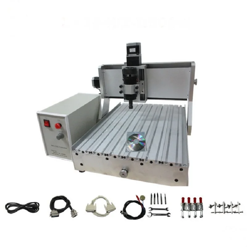 

500W cnc 3040 mini engraving machine wood router mach3 control ball screw