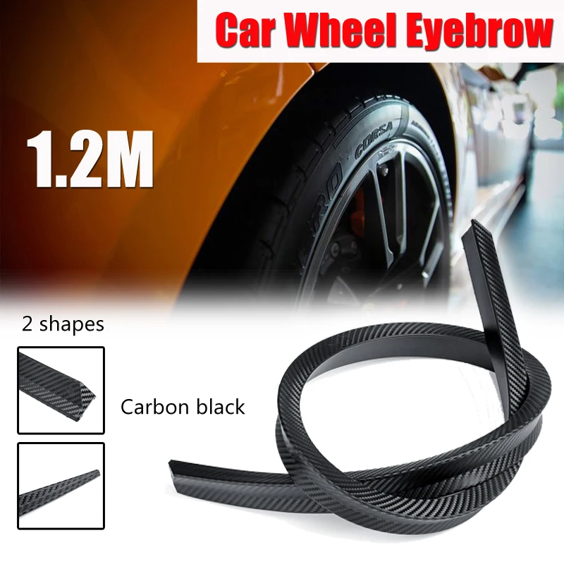 

Rubber Car Wheel Arch Fenders Flare Extension Protector Wheel Eyebrow Mudguard Styling Moldings Anti-Scratch Sticker for all car