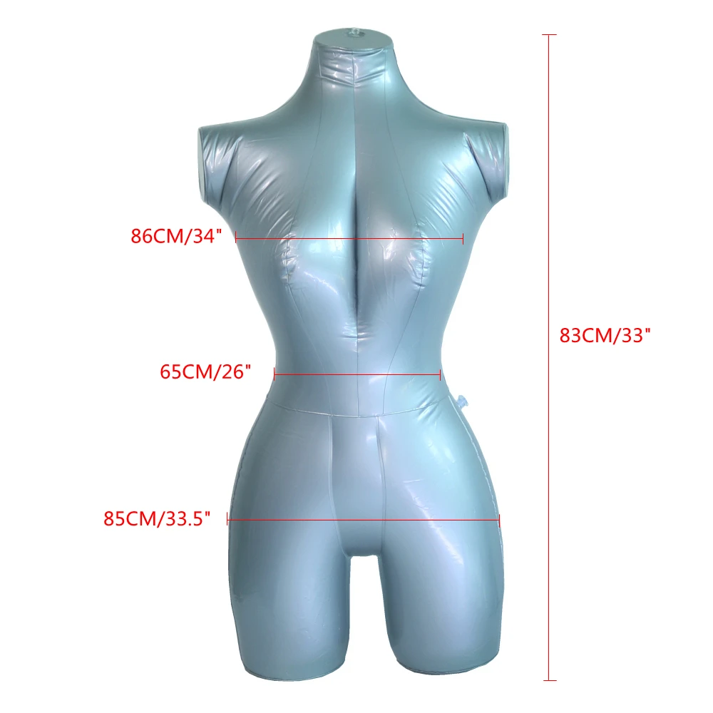 Надувная женская модель туловища манекен полутело верхняя одежда дисплей реквизит
