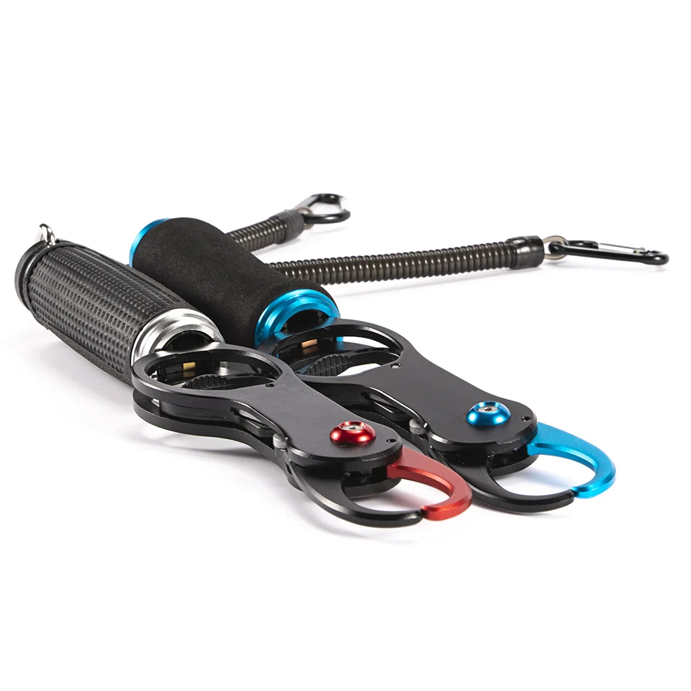 

1 Pcs Portable Fish Lip Grabber Gripper Fish Holder Stainless Steel Fishing Gear with Scale MC889