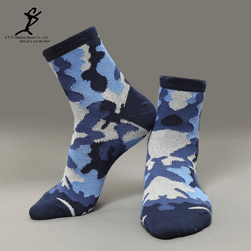 Camouflage Army Men Sports Socks New Outdoor Skateboard And Basketball