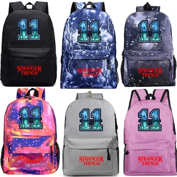 

Hot 2019 Stranger Things Backpack Fashion New Pattern Men Women Travel Rucksack Students Boys Girls Back to School Gift Mochila