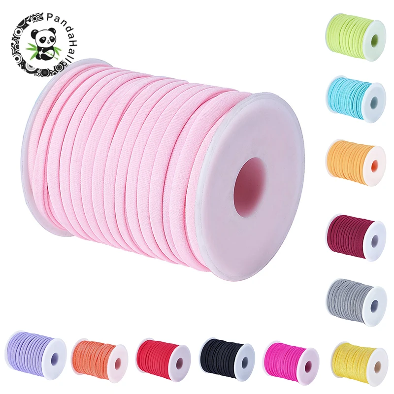 20 m/rotolo 5x3mm elastico morbido cavo di Nylon moda piatto filo di Nylon per  bracciali collane perline fai da te intrecciato creazione di gioielli -  AliExpress