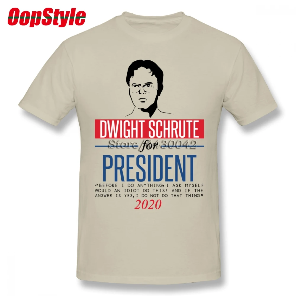 Офисная Dwight Schrute футболка для мужчин плюс размер хлопковая командная 4XL 5XL 6XL