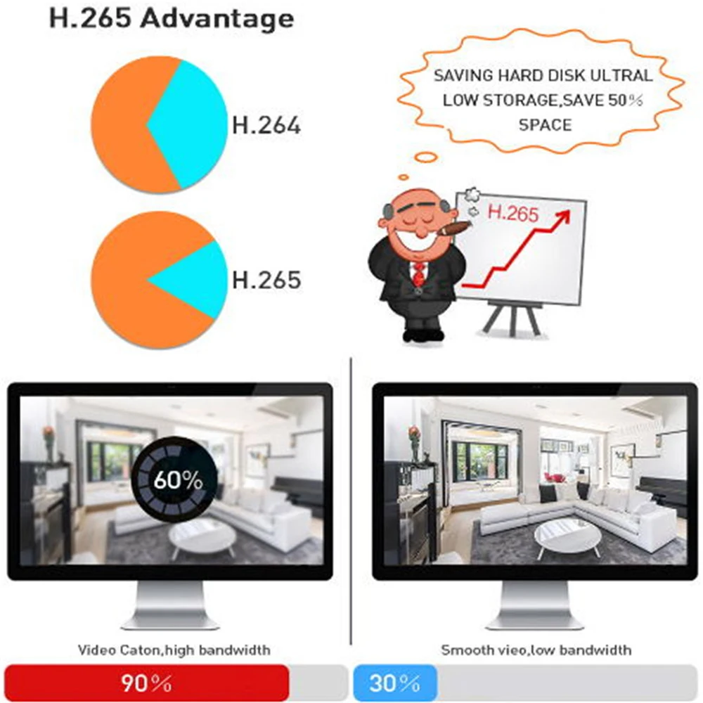  Hiseeu H.265 HEVC 8CH 16CH CCTV NVR for IP Camera ONVIF 2.0 IP Camera metal network video recorder  - 33057608730
