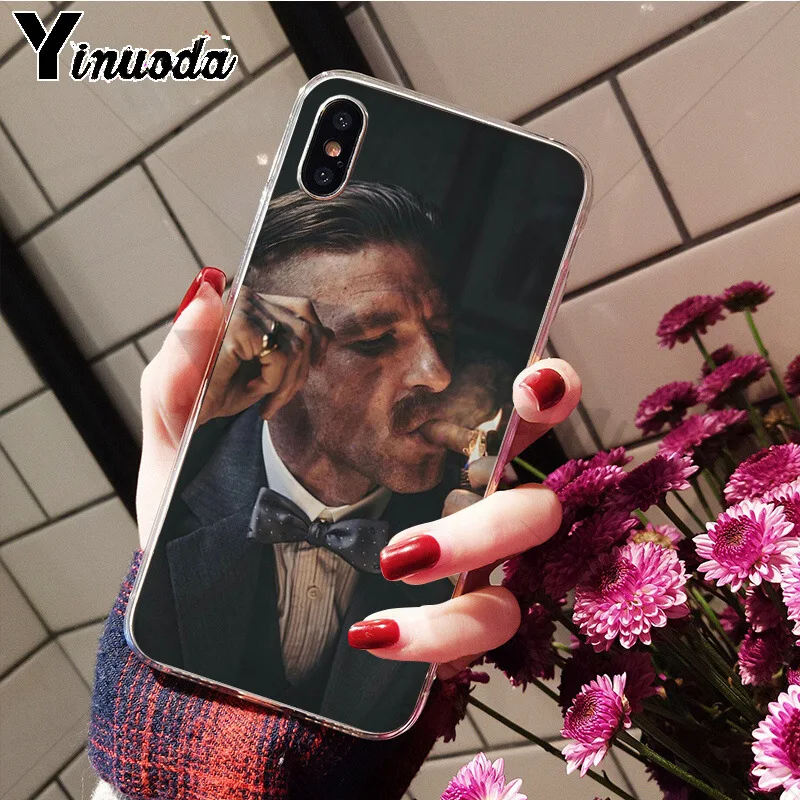 Yinuoda Peaky bliners TPU Мягкий силиконовый чехол для телефона чехол для iphone 8 7 6 6S Plus 5 5S SE XR X XS MAX Coque Shell