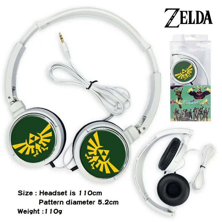 

The Legend of Zelda Game Headphone Foldable Children Wired Headphones Headband Headset Earbuds Earphones for Tablet PC Phone