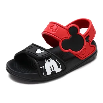 

kids Cartoon Mickey Minnie Mouse sandals princess girls child cute Beach oft Bottom boys Anti-skid baby shoes Europe size 22-31