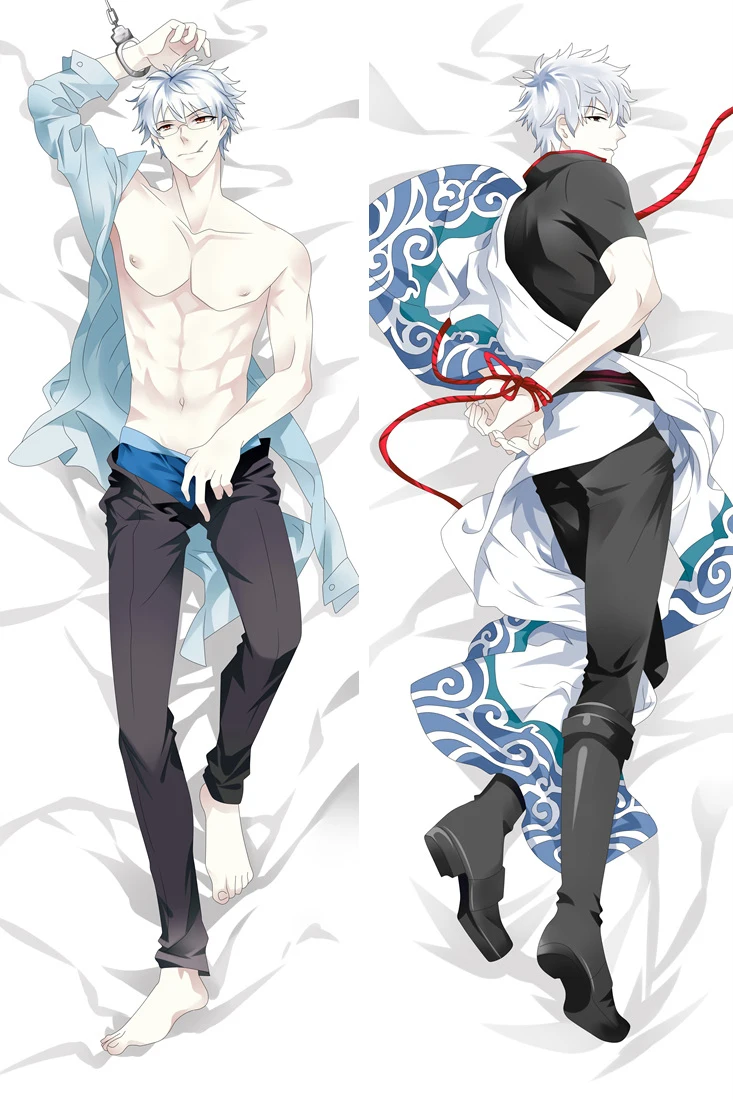 2018 July Anime GINTAMA персонажи Sakata Gintoki & Kagura Dakimakura наволочка обнимающая Подушка