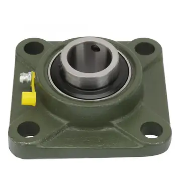 

Bearing Housing 1pcs Pillow Block Square Bearing 4 Blot Mounted Insert Bearing with Casting Housing Ball Bearing