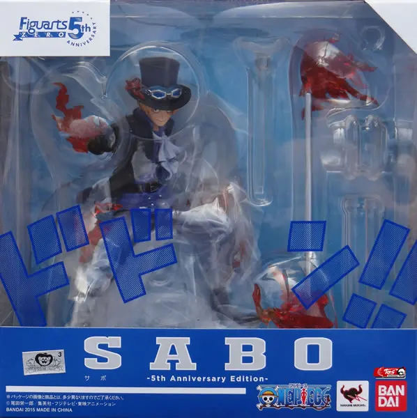 Япония Аниме "One Piece" первоначально Bandai Tamashii Наций Figuarts нулевой игрушки рис-сабо(5th Юбилей edition