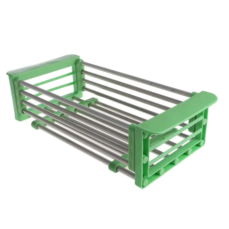 JX-LCLYL Stainless Steel Dish Drying Rack Drainer Kitchen Holder Tray Organizer Storage