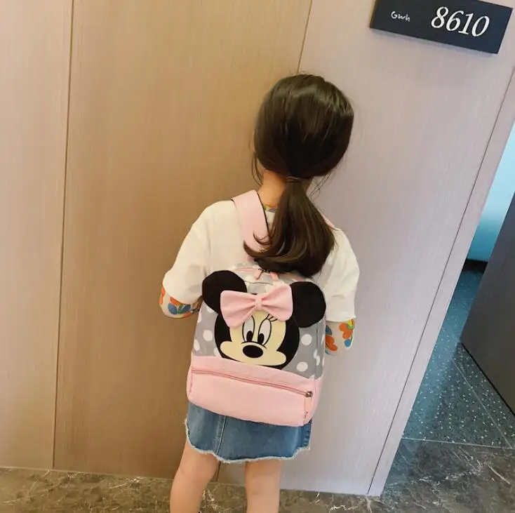  2019 Mickey&Minnie Children Backpacks kindergarten Schoolbag Kids Backpack Children School Bags Bab - 33048801826