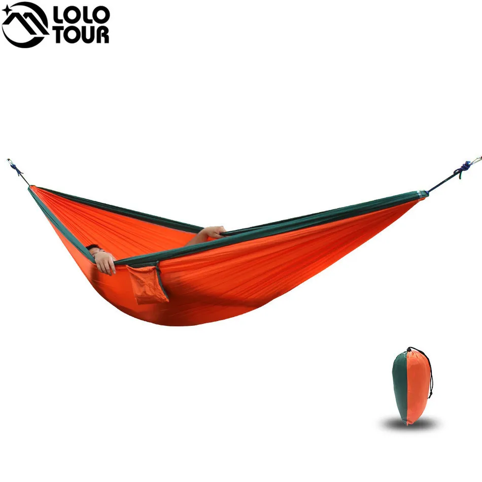 Ультра большой 2 человек гамак из парашютной ткани двойной сад качели нейлон