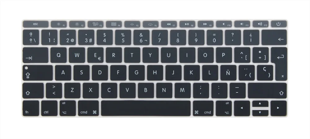 Испанский евро клавиша Enter чехол для Macbook 12 дюймов модель A1534
