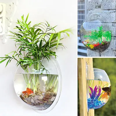 Новинка 2015 лидер продаж настенная подвесная миска для аквариума с пузырьками