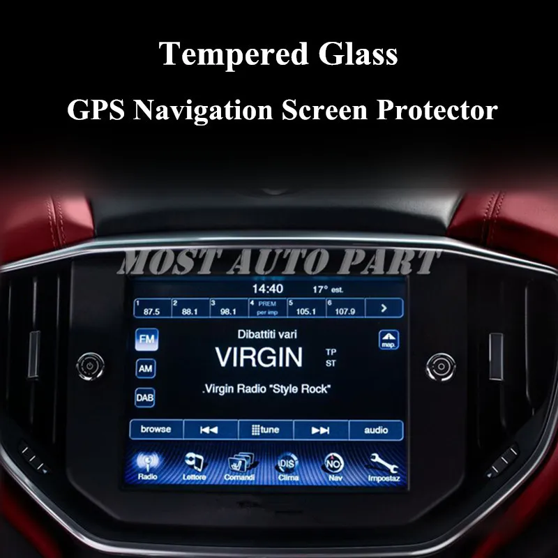 

Tempered Glass GPS Navigation Screen Protector For Maserati Ghibli 2014-2016
