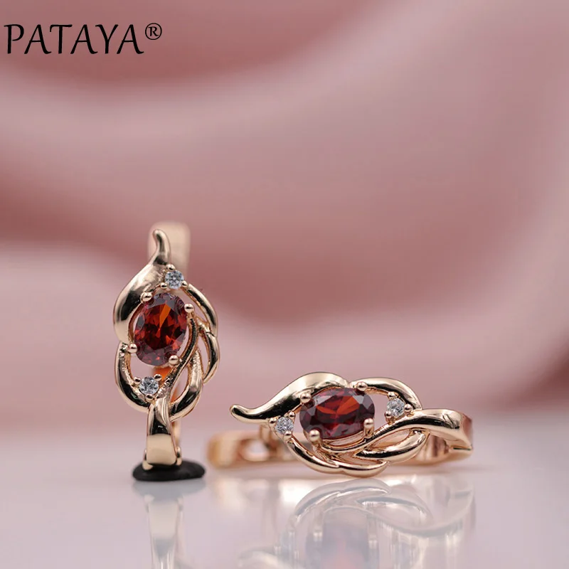 PATAYA 328 новые женские свадебные украшения овальные темно синие натуральные