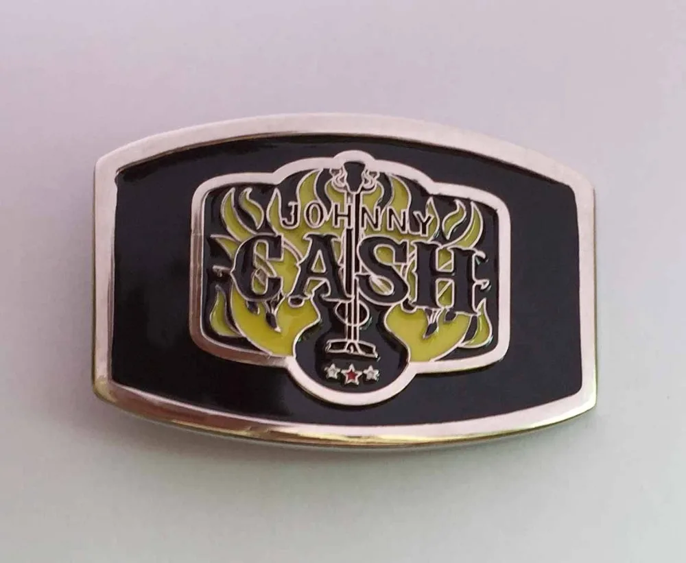 Johnny Cash Rock Music Belt Buckle SW BY605 suitable for 4cm wideth