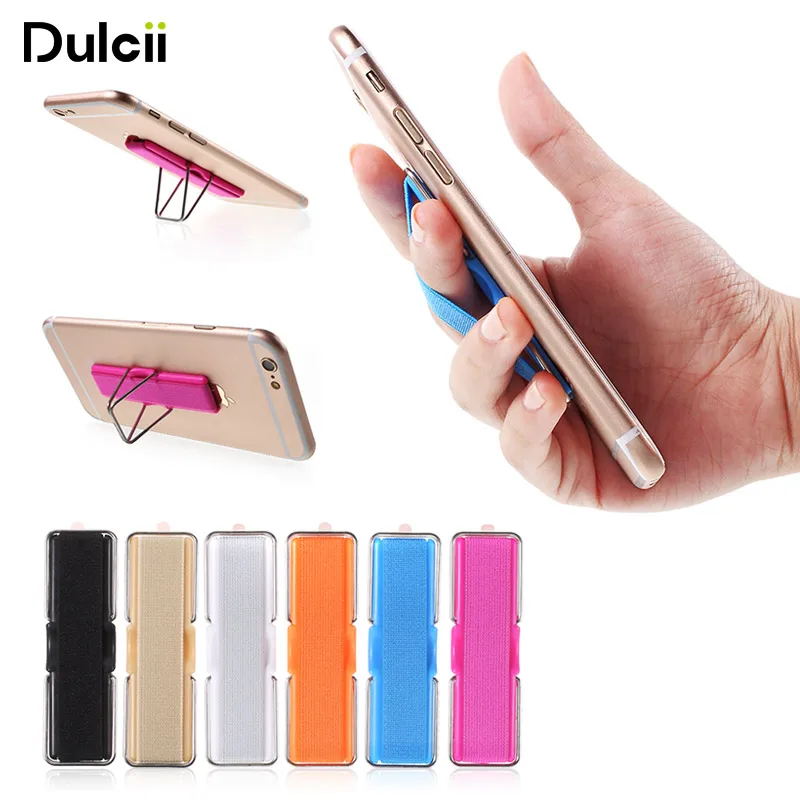 DULCII Mobile Phones Finger Grip Self Holder Universal Elastic Band