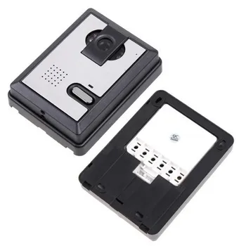

ONE TO ONE Wired Video Door Phone Doorbell Intercom 7 INCH Color TFT Monitor Night Vision CMOS IR Camera For Home Security