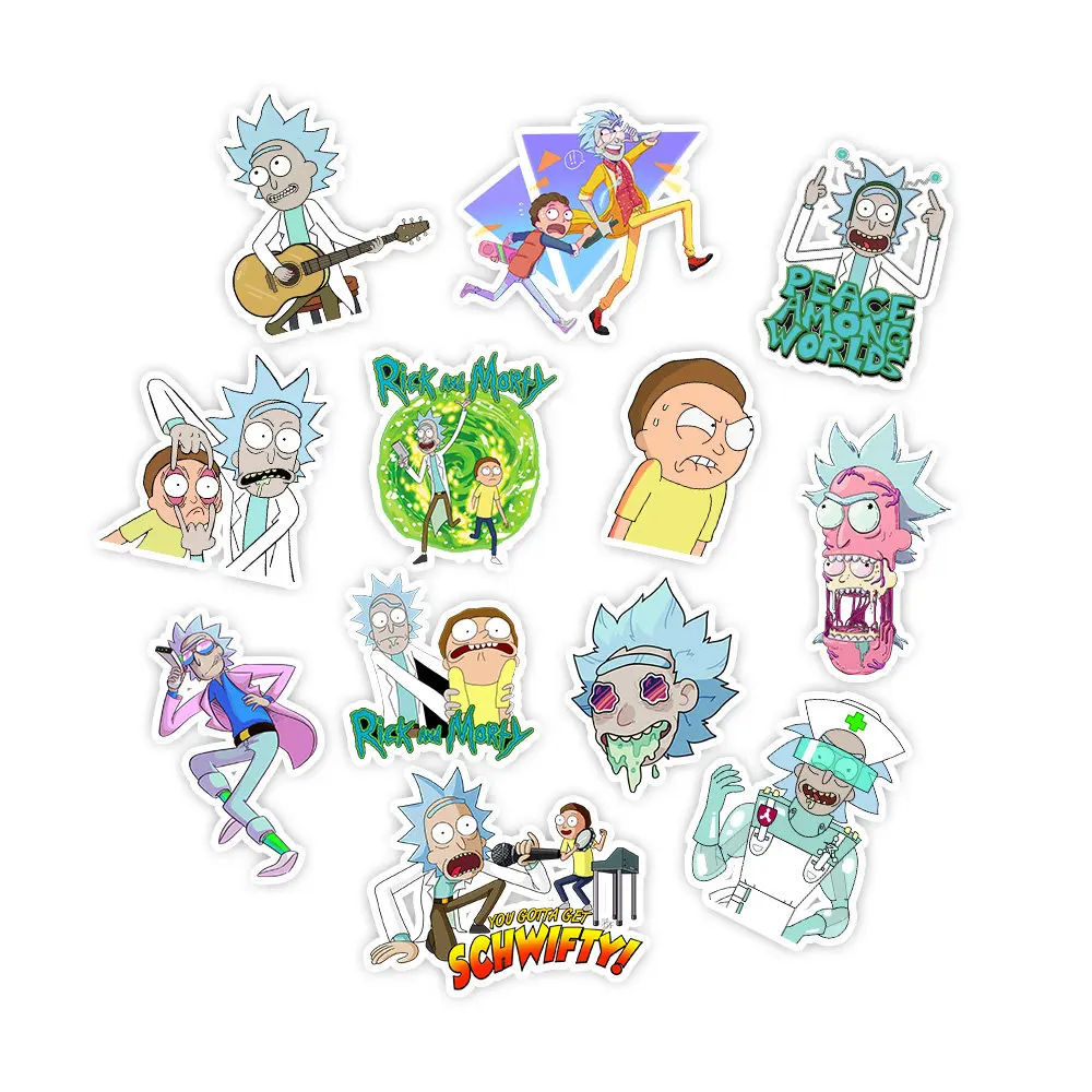 35 قطعة ريك و Morty الكرتون ملصقات للماء لأجهزة الكمبيوتر المحمول الأمتعة لوح التزلج دراجة نارية صائق لعبة ملصقات 35 قطعة ريك و Morty الكرتون ملصقات للماء لأجهزة الكمبيوتر المحمول الأمتعة لوح التزلج دراجة نارية صائق لعبة ملصقات