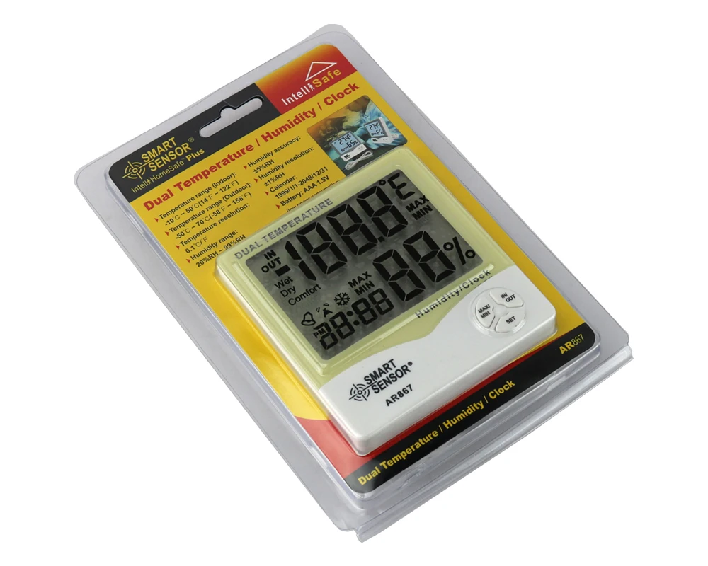 LCD Digital Hygrometer Thermometer in Bangladesh 8 AR867-8