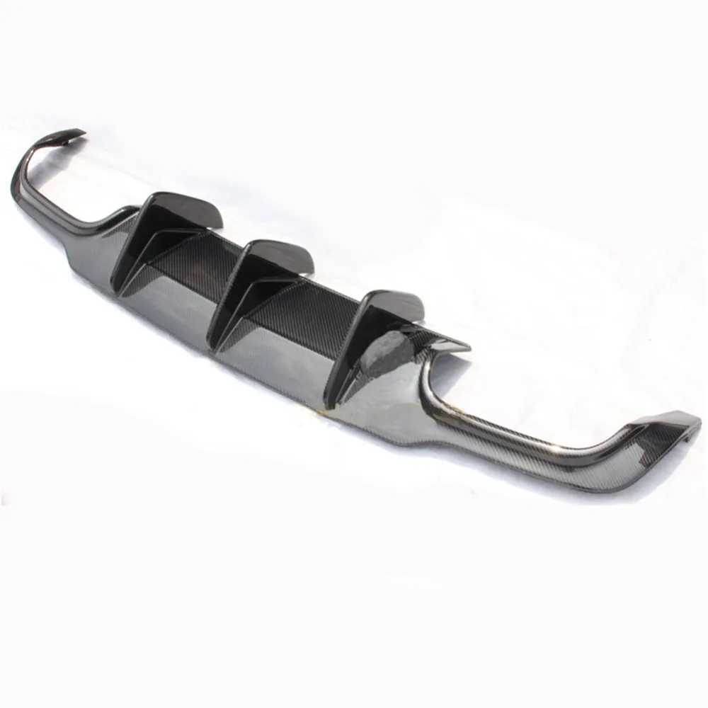 C Class Carbon Fiber Rear Lip Spoiler Diffuser for Mercedes Benz W204 C63 AMG 4 Door 09-11 Prophas AMG Style Car Styling