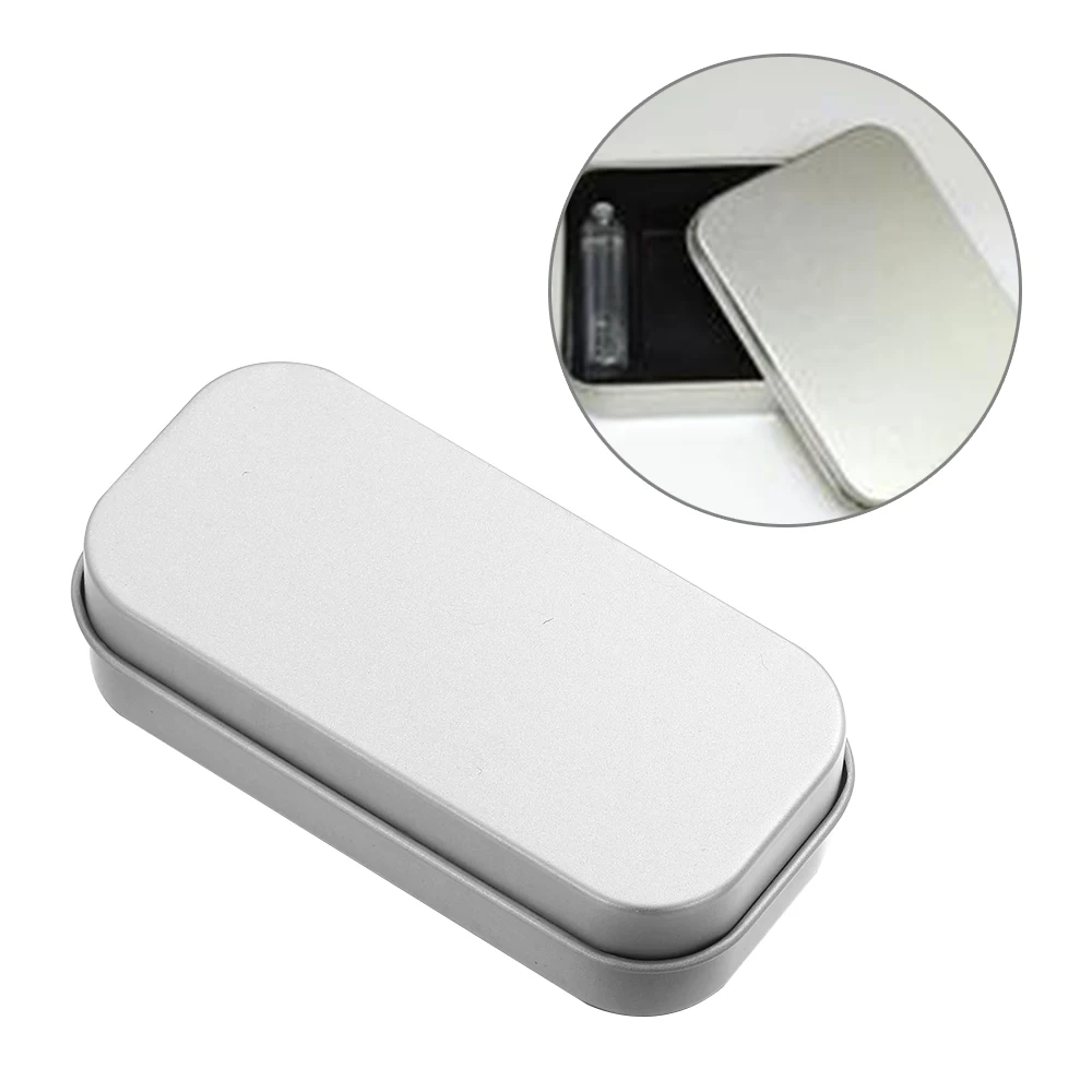 

6 Size Portable Metal Lip Small Storage Box Case Organizer For Money Coin Candy Keys Storage Storage Box organizer