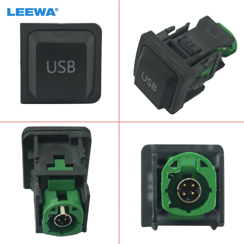 Leewa 1Pc Per Vw Originale Rcd 510 Usb Interruttore Per Il Vw Jetta Mk5 Mk6 Golf Mk5 Mk6 Scirocco 5Kd 035 726 A 5Kd035726A # 1698-B