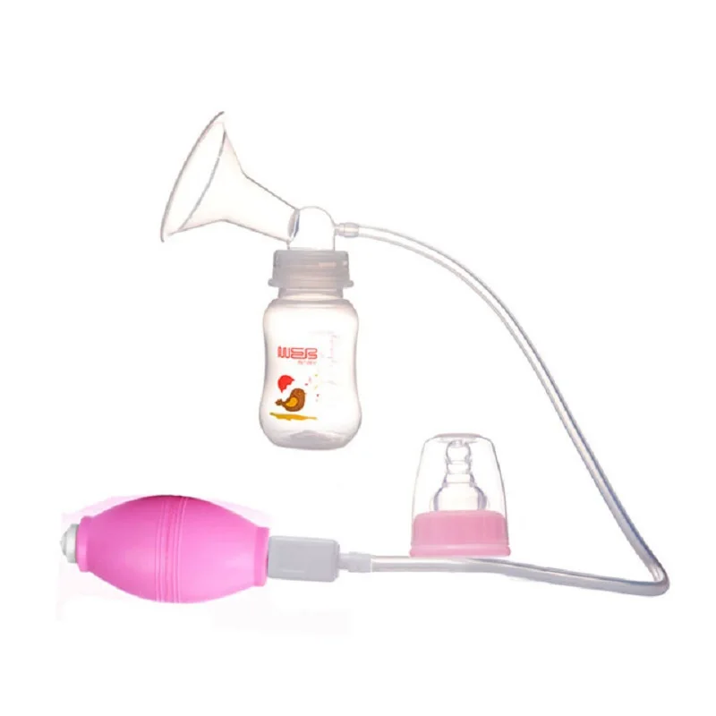 

Manual Breast Pump Simple Spherical Breast Pump Large Suction With Bottle Milk Pumper