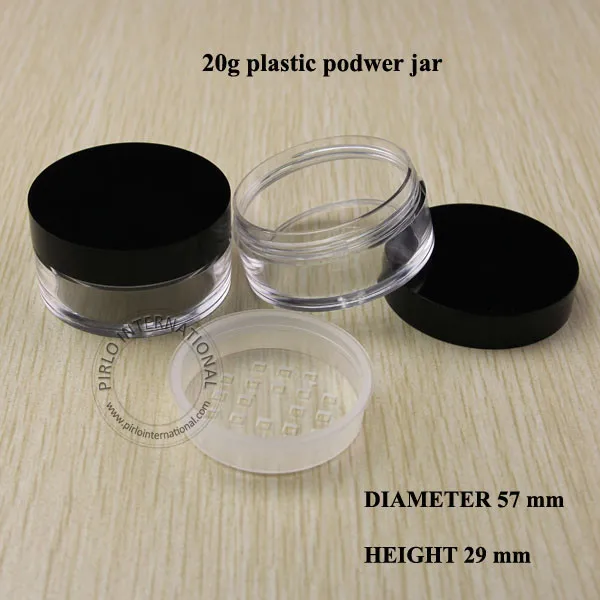 Empty Cosmetic Containers Loose Powder Container Plastic Jars With Lids Makeup Containers Nail