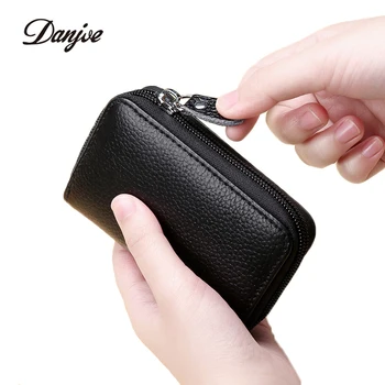 

NEW Women credit card holder small real genuine leather fashion luxury cardholder extendable id holder bags brand wallets